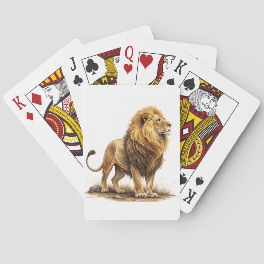 Lion Pokerkaarten (Achterkant)