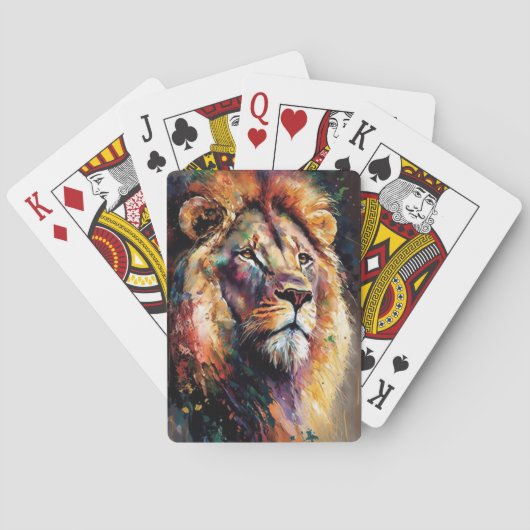 Lion Pokerkaarten (Achterkant)