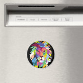 Lion | Pop Art Magneet (Insitu (Vaatwasser))