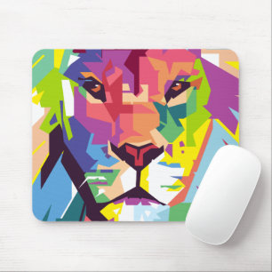 Lion   Pop Art Muismat
