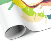 Lion pop kunst cadeaupapier (Rol Hoek)