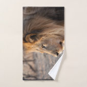 Lion Portrait Bad Handdoek (Handdoek)
