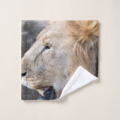Lion Portrait Bad Handdoek (Wasdoekje)