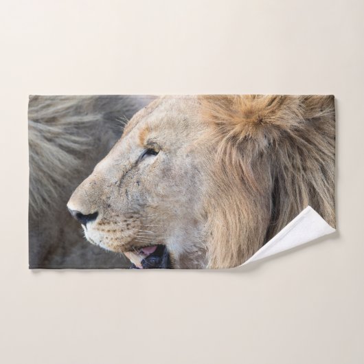 Lion Portrait Bad Handdoek (Handdoek)