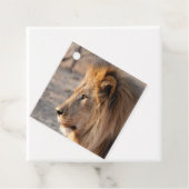 Lion Portrait Bedankjes Labels (In situ)