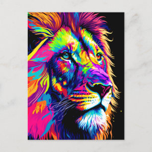 Lion Portrait Briefkaart