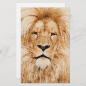 LION PORTRAIT BRIEFPAPIER (Voorkant / Achterkant)