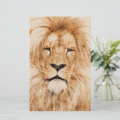 LION PORTRAIT BRIEFPAPIER (Staand voorkant)