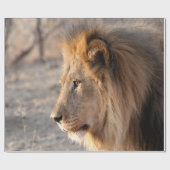 Lion Portrait Cadeaupapier (Vlak)