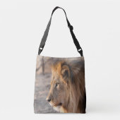 Lion Portrait Crossbody Tas (Achterkant)