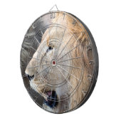 Lion Portrait Dartbord (Voorkant Rechts)