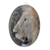 Lion Portrait Dartbord (Voorkant Links)