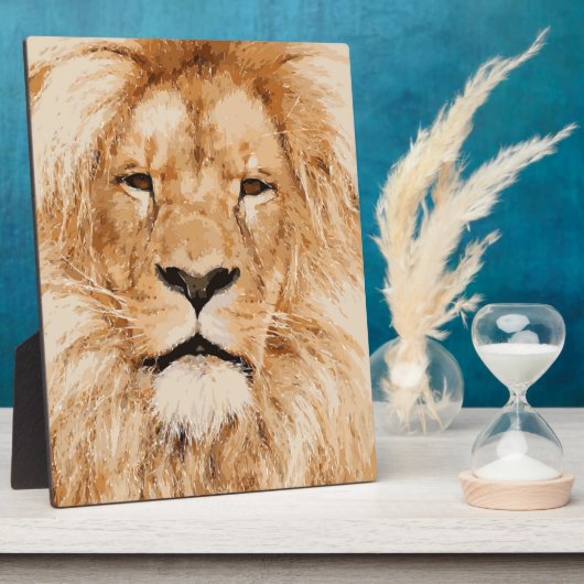 LION PORTRAIT FOTOPLAAT (Zijkant)