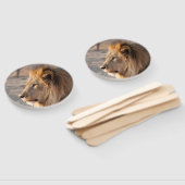Lion Portrait Handwaaier (Niet-gemonteerd)