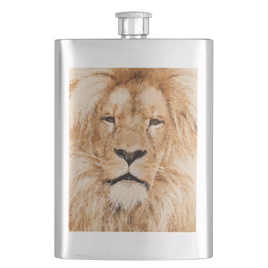 LION PORTRAIT HEUPFLES (Voorkant)