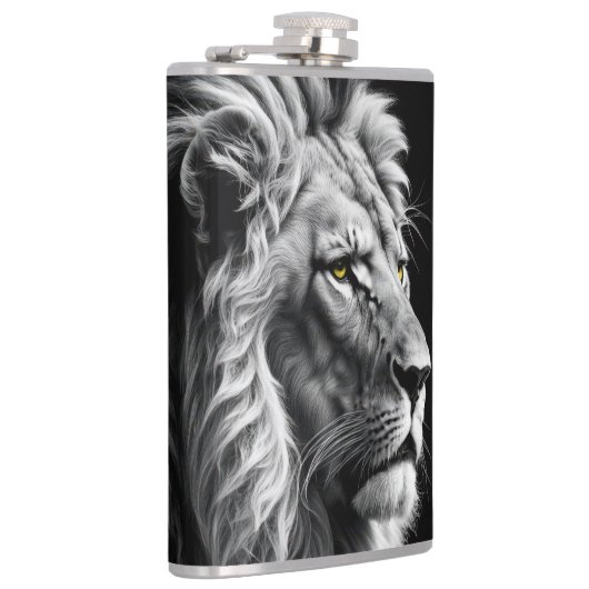 Lion Portrait Heupfles (Rechts)