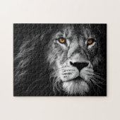 Lion Portrait, Jigzaag Puzzle Legpuzzel (Horizontaal)