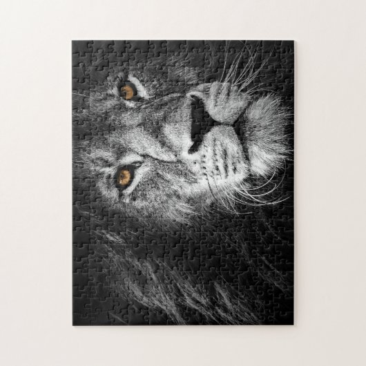 Lion Portrait, Jigzaag Puzzle Legpuzzel (Verticaal)