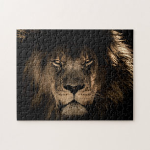Lion Portrait Legpuzzel