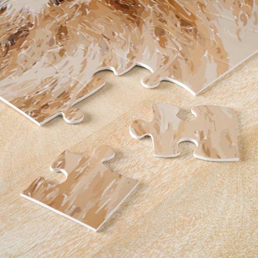 LION PORTRAIT LEGPUZZEL (Zijkant)