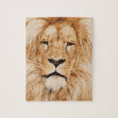 LION PORTRAIT LEGPUZZEL (Verticaal)