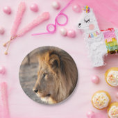 Lion Portrait Papieren Bordje (Feest)