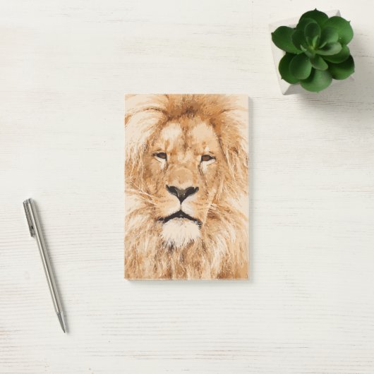 LION PORTRAIT POST-IT® NOTES (Kantoor)