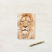 LION PORTRAIT POST-IT® NOTES (Op bureau)