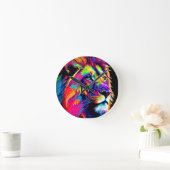 Lion Portrait Ronde Klok (Huis)