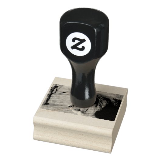 Lion Portrait Rubberstempel (Stempel)