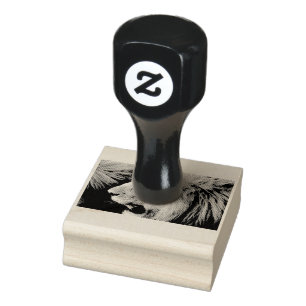 Lion Portrait Rubberstempel