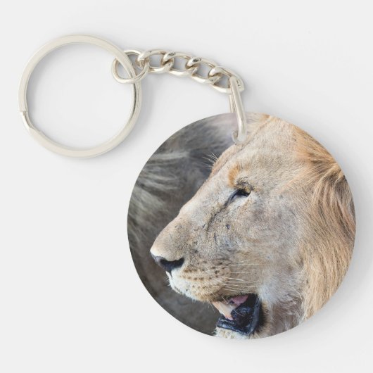 Lion Portrait Sleutelhanger (Voorkant)
