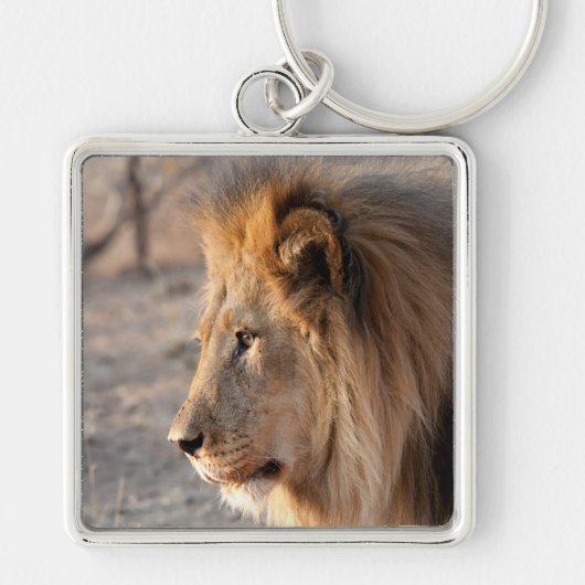 Lion Portrait Sleutelhanger (Voorkant)