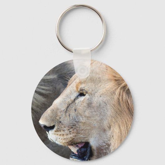 Lion Portrait Sleutelhanger (Voorkant)
