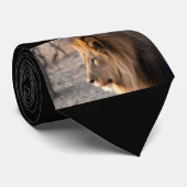 Lion Portrait Stropdas (Opgerold)