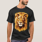 lion portrait t-shirt (Voorkant)