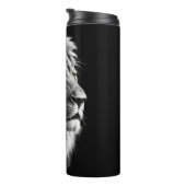 Lion Portrait Thermosbeker (Geroteerd rechts)