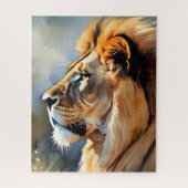 Lion portret legpuzzel (Verticaal)