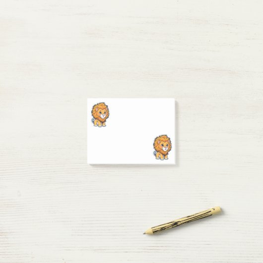 Lion Post-it® Notes (Op bureau)