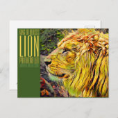 Lion [Postcard] Briefkaart (Voorkant / Achterkant)