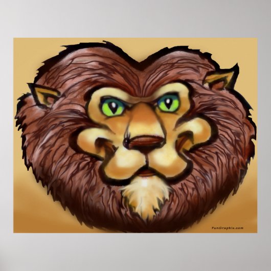 Lion Poster (Voorkant)
