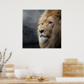 Lion Poster (Keuken)