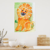 Lion Poster (Keuken)