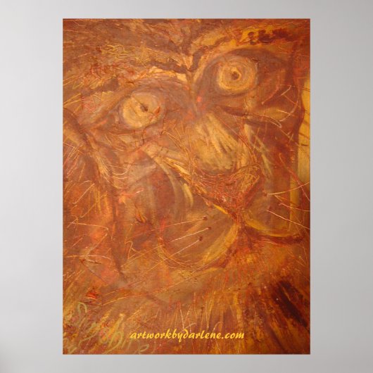 LION POSTER (Voorkant)