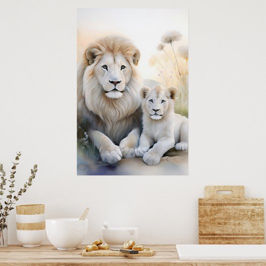 Lion Poster (Keuken)