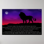 Lion Poster (Voorkant)