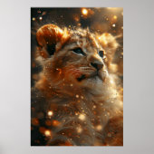 Lion Poster, Afdrukken, Waarde Poster Papier Custo (Voorkant)