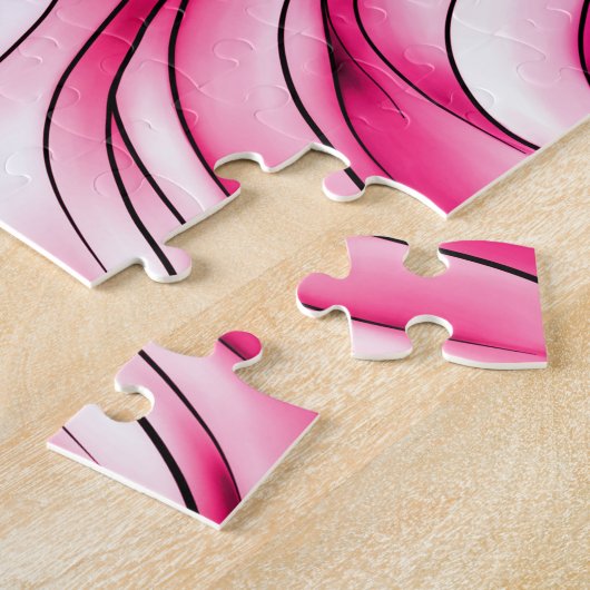 Lion Pride Mandala Rainbow Swirl Legpuzzel (Zijkant)