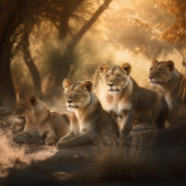 Lion Pride Resting in the Shade Jigzaag Puzzle Legpuzzel