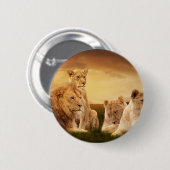 Lion pride ronde button 5,7 cm (Voorkant /achterkant)